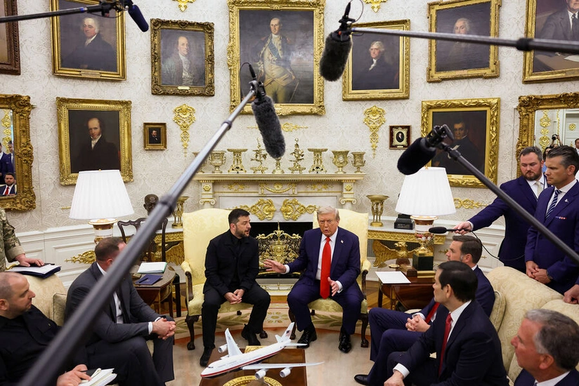 ABŞ lideri Ağ Evdə Ukrayna Prezidenti ilə görüşüb - YENİLƏNİB