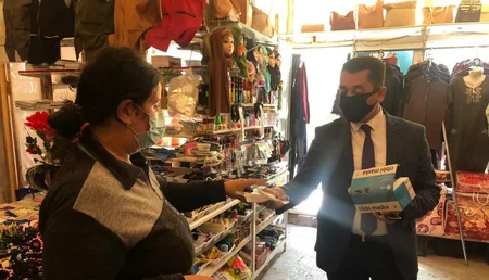 Gəncədə küçə, prospekt və yollar dezinfeksiya edilir