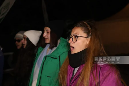 Акция на дороге Ханкенди-Лачын продолжается, протестующие требуют положить конец экотеррору