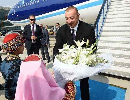 Azərbaycan Prezidenti Türkiyəyə işgüzar səfərə gedib