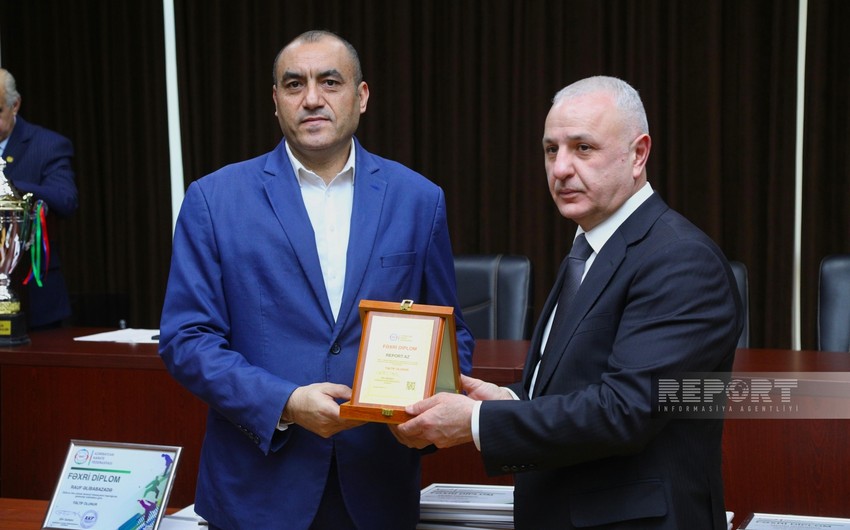 Azerbaijan Karate Federation awards Report News Agency
