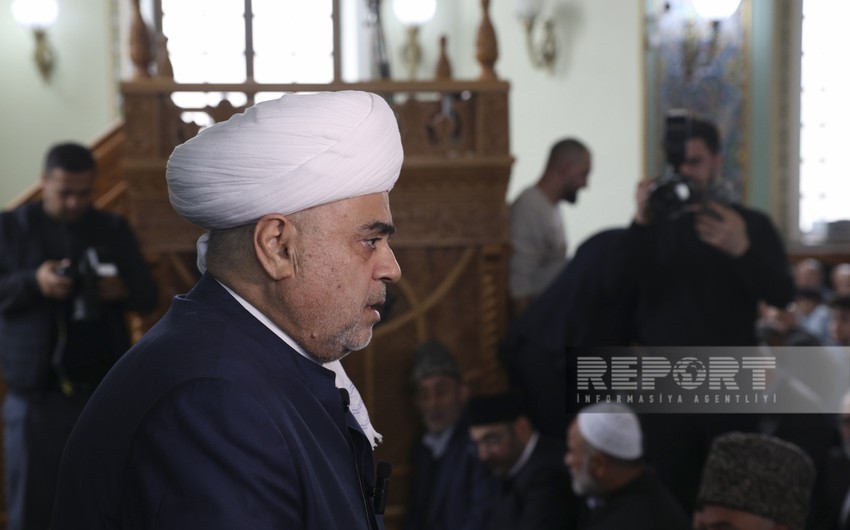 Allahşükür Paşazadə: İlk dəfədir Ramazan bayramı namazı bütöv Azərbaycanda qılınır