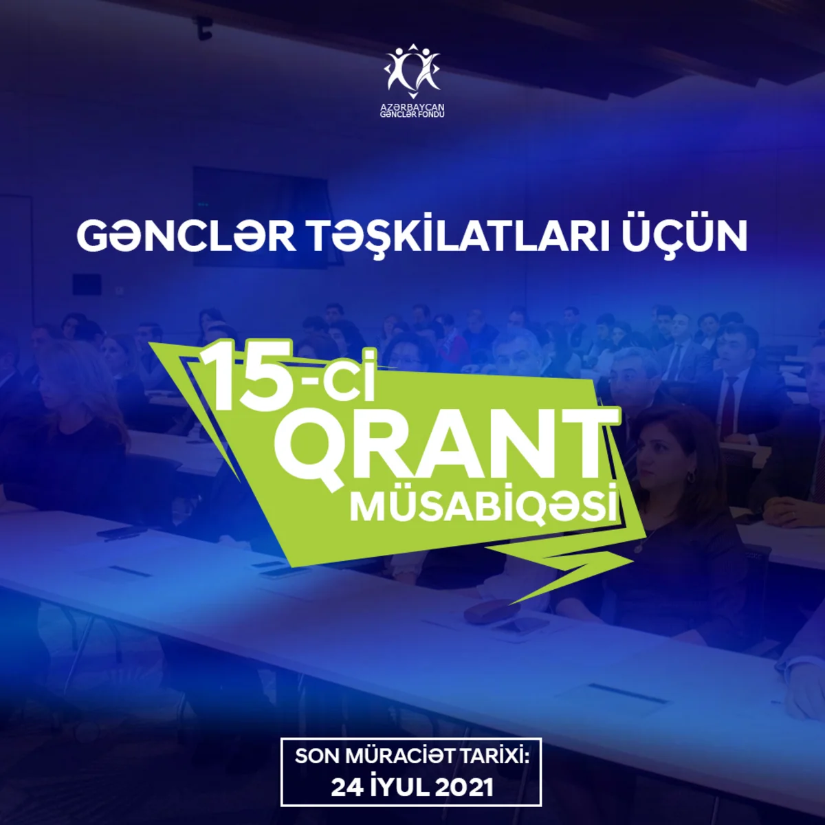 Gənclər Təşkilatları üçün qrant müsabiqəsi elan edilib