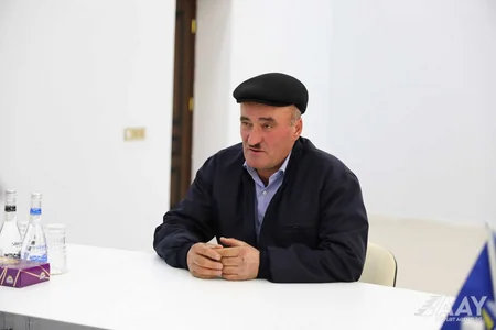 Saleh Məmmədov Naftalanda vətəndaşları qəbul edib