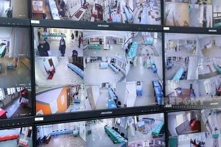 MSK-da yaradılan veb-kameralara texniki nəzarət mərkəzinə baxış keçirilib