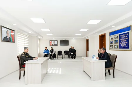 Vilayət Eyvazov Şəkidə vətəndaş qəbulu və sıra baxışı keçirib