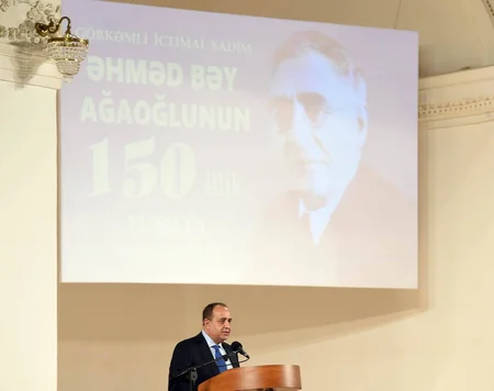 Əhməd bəy Ağaoğlunun anadan olmasının 150 illik yubileyi qeyd edilib
