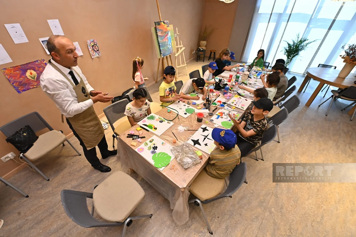 “9 senses” incəsənət mərkəzində uşaqlar üçün “Yaradıcılıq marafonu” keçirilib