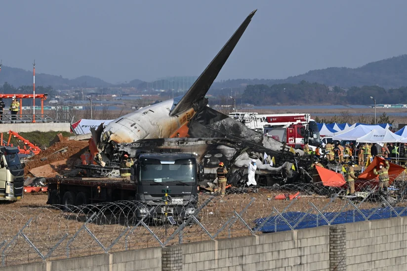 Около 1,5 тыс. специалистов прибыли на место авиакатастрофы в Южной Корее