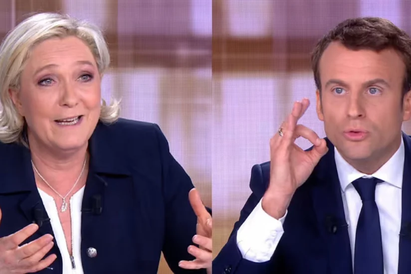 Makron və Le Pen debatın uzunmüddətliliyinə görə rekord qırıblar