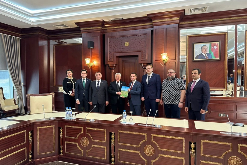 Ukrainian MPs hold meetings in Parliament of Azerbaijan