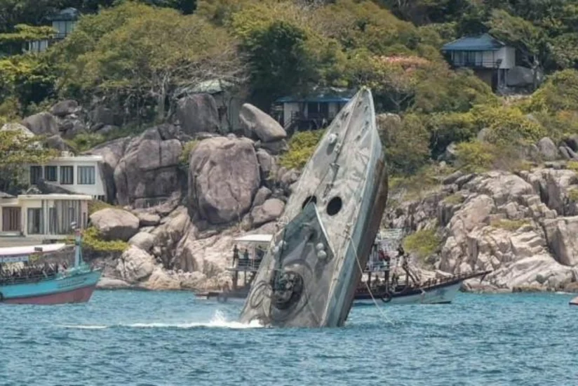 Tailand hərbçiləri dənizdə batan gəmidən 73 nəfəri xilas edib