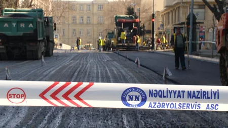 Bakının daha bir küçəsində nəqliyyatın hərəkəti təmin olunacaq - FOTO