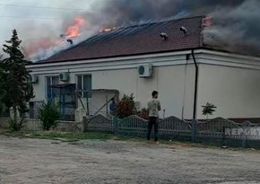 Sabirabadda klinikada baş verən yanğın söndürülüb - YENİLƏNİB