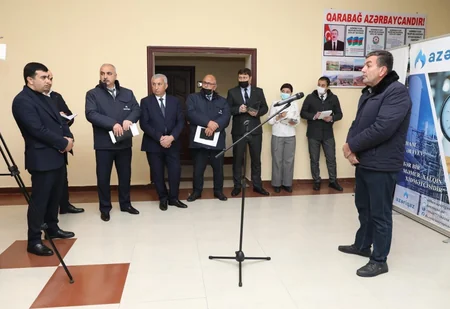 Azəriqaz Yevlaxda Açıq mikrofon aksiyası keçirib