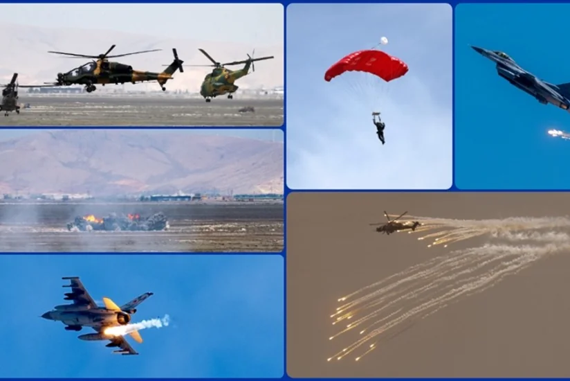 Azerbaijani servicemen perform high jump and infiltration maneuvers in international exercises