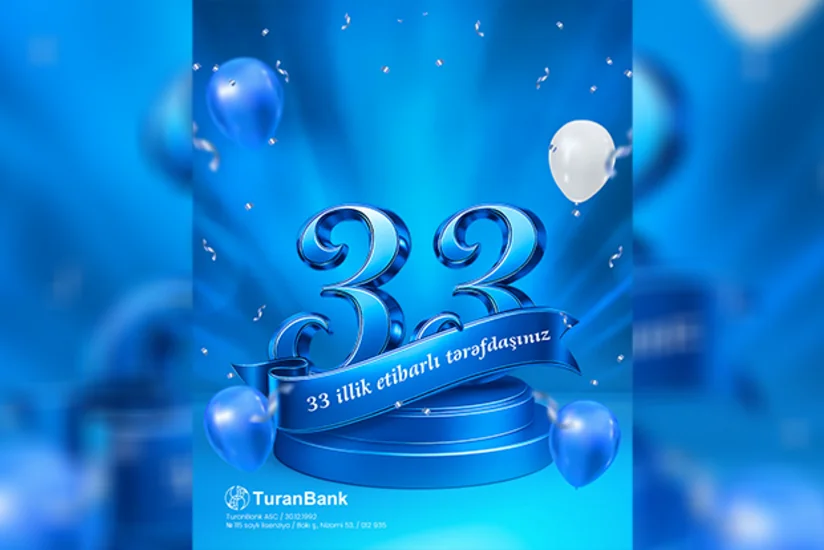 TuranBank 33 yaşını qeyd edir