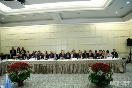 Bakıda Beynəlxalq Transxəzər Nəqliyyat Marşrutu ilə bağlı toplantı keçirilib, bir sıra protokollar imzalanıb - YENİLƏNİB