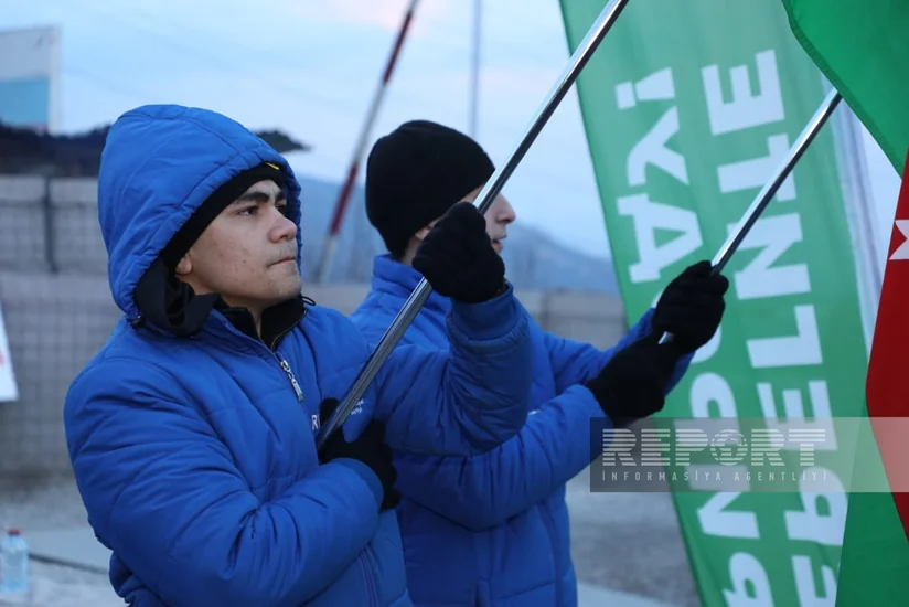 Экоактивисты проявляют высокую активность и на 57-й день акции на дороге Ханкенди-Лачын