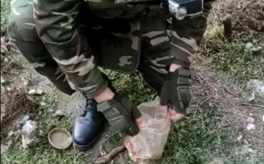 Bakıda yaşayış binasının həyətində qumbara tapılıb