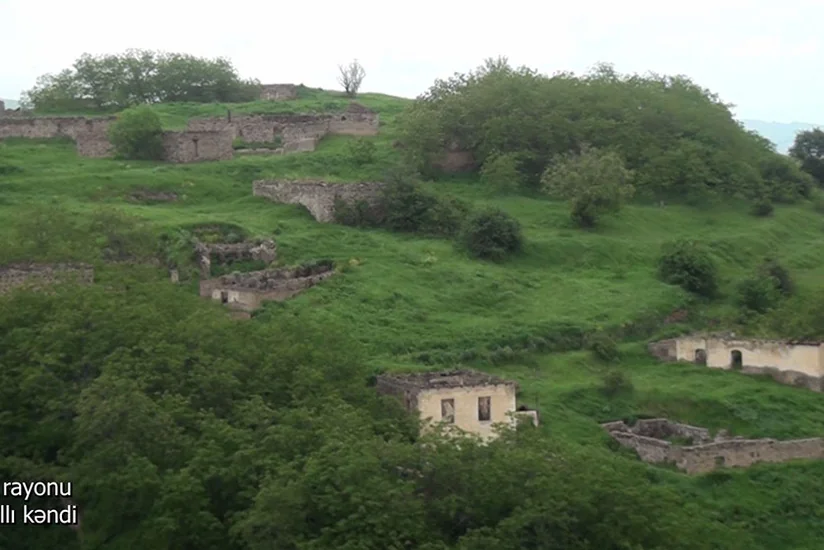 Footage from liberated Kamalli village of Azerbaijan's Lachin district