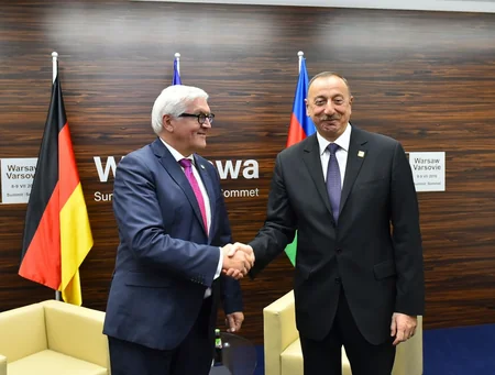 President of Azerbaijan Ilham Aliyev met with German FM