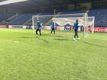 Qarabağ klubu Slovanla matçöncəsi son məşqinə çıxıb
