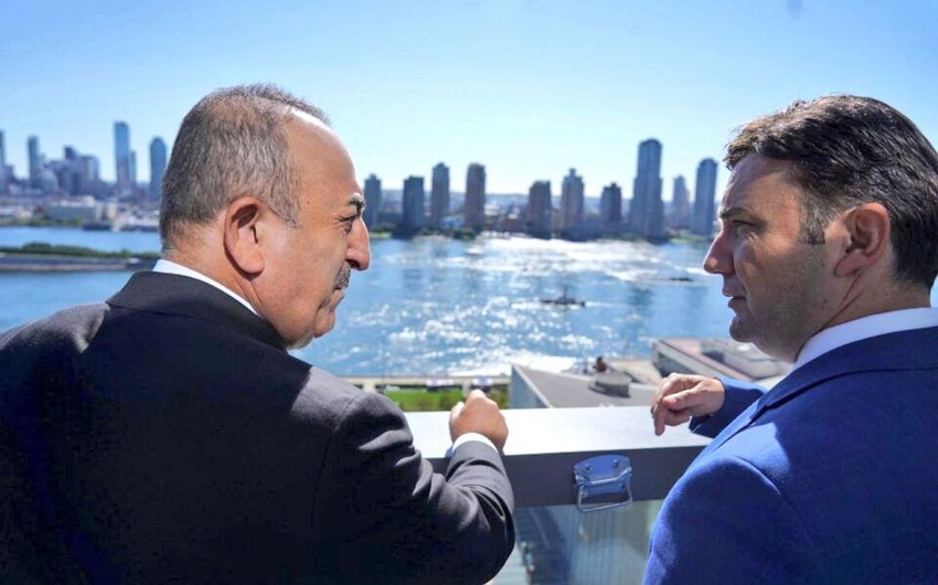 ATƏT sədri Çavuşoğluna təşəkkür, Hakan Fidanı təbrik edib