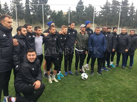 Победитель Гран-при Азербайджана посетил клуб Карабах