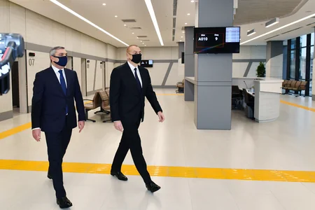 Ilham Aliyev attends opening of Citizen Reception Center of Presidential Administration 