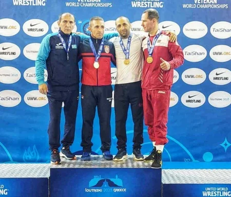 Azərbaycanın veteran güləşçiləri dünya çempionatında 1 dəst medal qazanıb