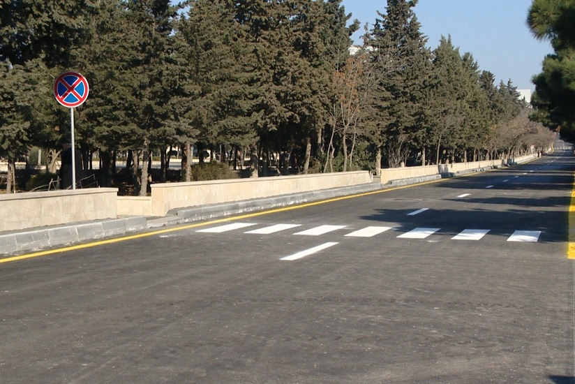 Naxçıvanski küçəsi təmir edilib