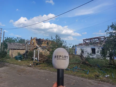 Ballistik hücuma məruz qalan Kiyev vilayətindən - FOTOREPORTAJ