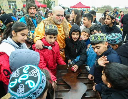 İDEA İctimai Birliyinin təşəbbüsü ilə Xızı rayonunda uşaqlar üçün Novruz şənliyi keçirilib