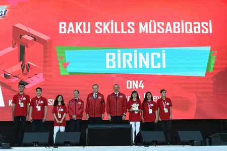 İlham Əliyev və Rəcəb Tayyib Ərdoğan TEKNOFEST Azərbaycan festivalına qatılıblar