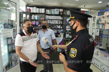 Bakıda ictimai nəqliyyatda və qapalı məkanlarda maska taxmayanlara qarşı reyd keçirilib
