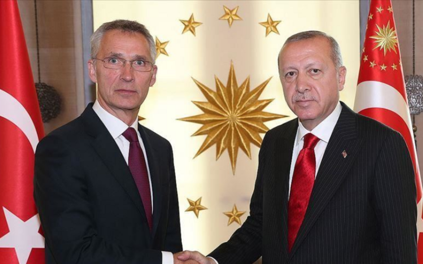 Ərdoğanla Stoltenberq Şərqi Aralıq dənizini müzakirə etdilər