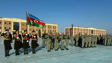 Azərbaycan Ordusunda andiçmə mərasimləri keçirilib
