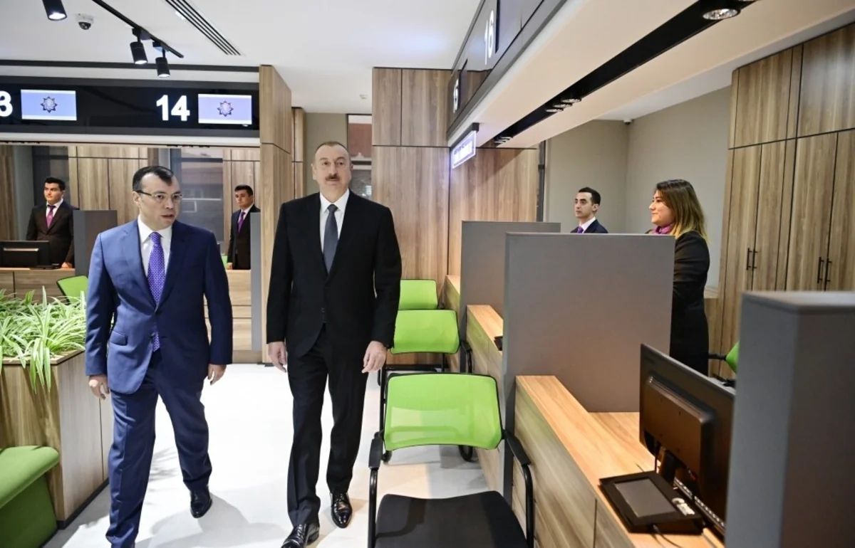 President Ilham Aliyev attends opening of DOST center No2