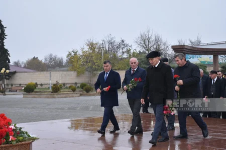 Aran rayonlarında Heydər Əliyevin xatirəsi anılıb