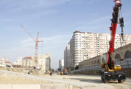 Bakı Metropoliteninin yeni stansiyanın birinci səviyyəsi inşa olunur