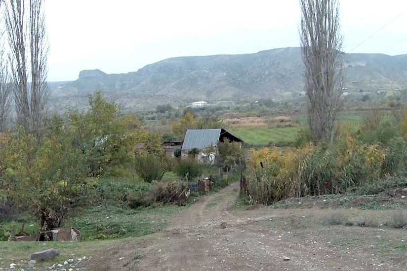 Qubadlının işğaldan azad olunan Xəndək və Muradxanlı kəndlərinin görüntüləri