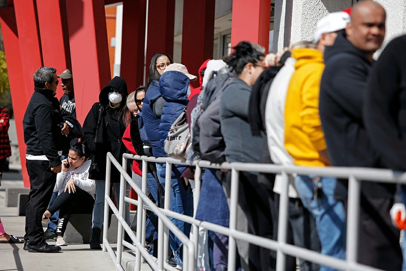 US jobless claims drop below one million for first time