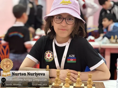 Azərbaycanın məktəbli şahmatçıları Avropa çempionatında 5 medal qazanıblar
