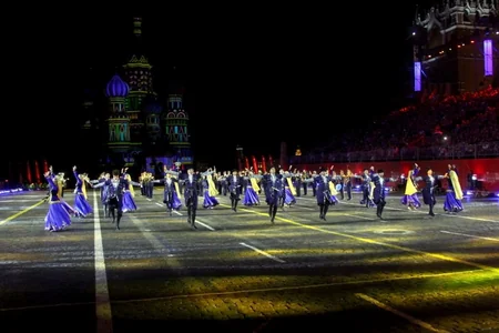 Azerbaijan Military Band takes part in Spasskaya Tower international military music festival