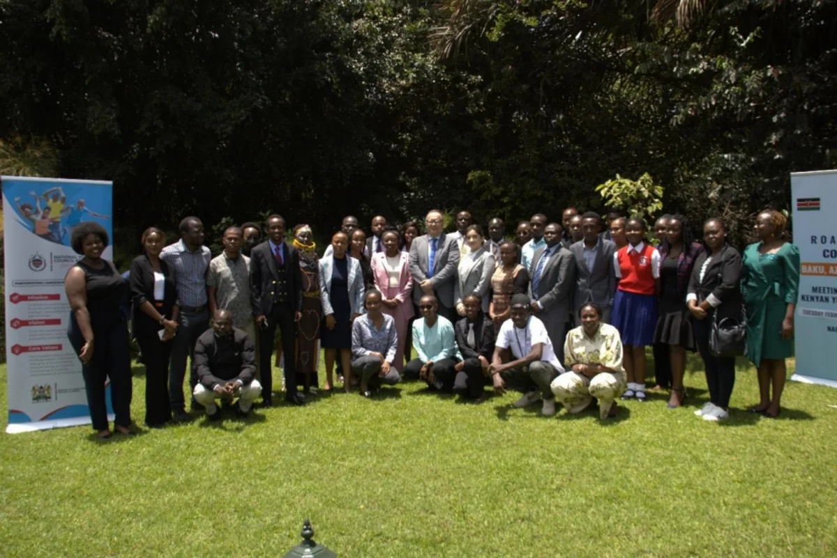 Youth Climate Champion for COP29 Azerbaijan meets with representatives of Kenyan youth organizations