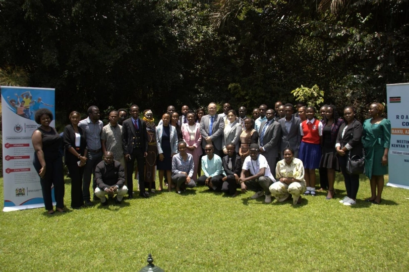 Youth Climate Champion for COP29 Azerbaijan meets with representatives of Kenyan youth organizations