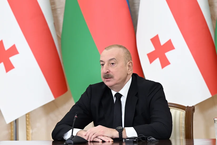 İlham Əliyev: Gürcüstanın istehlak etdiyi təbii qazın 80 faizdən çoxu Azərbaycan mənşəlidir