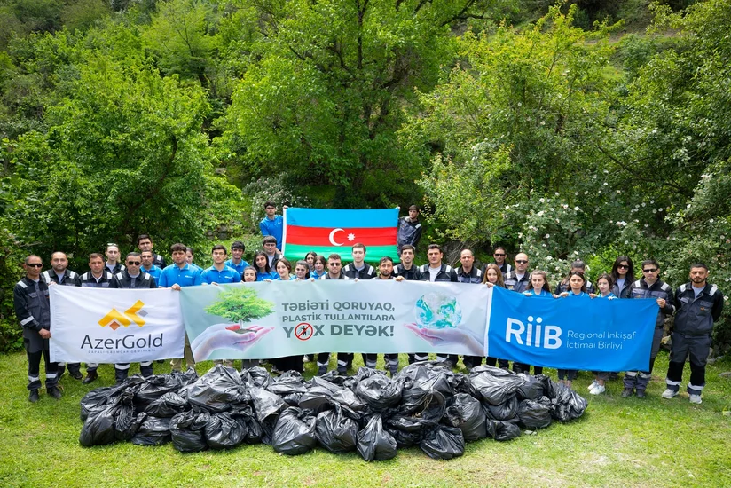 “AzerGold” QSC və Regional İnkişaf İctimai Birliyinin təşkilatçılığı ilə Daşkəsən rayonunda ekoloji tədbirlər həyata keçirilib