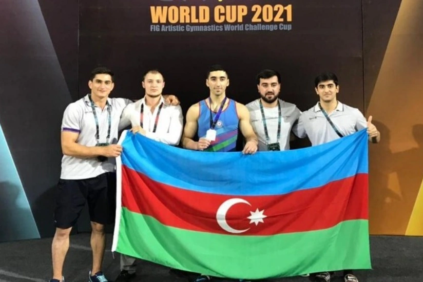 Gimnastımız Misirdə gümüş medal qazandı